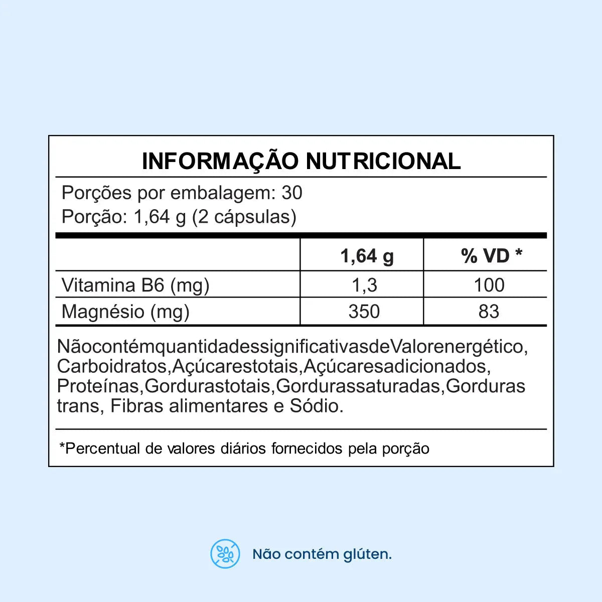 Combo 6x - Magnésio Quelato Trio 350mg | Bisglicinato, Dimalato e Taurato com Vitamina B6 (60 Cápsulas)