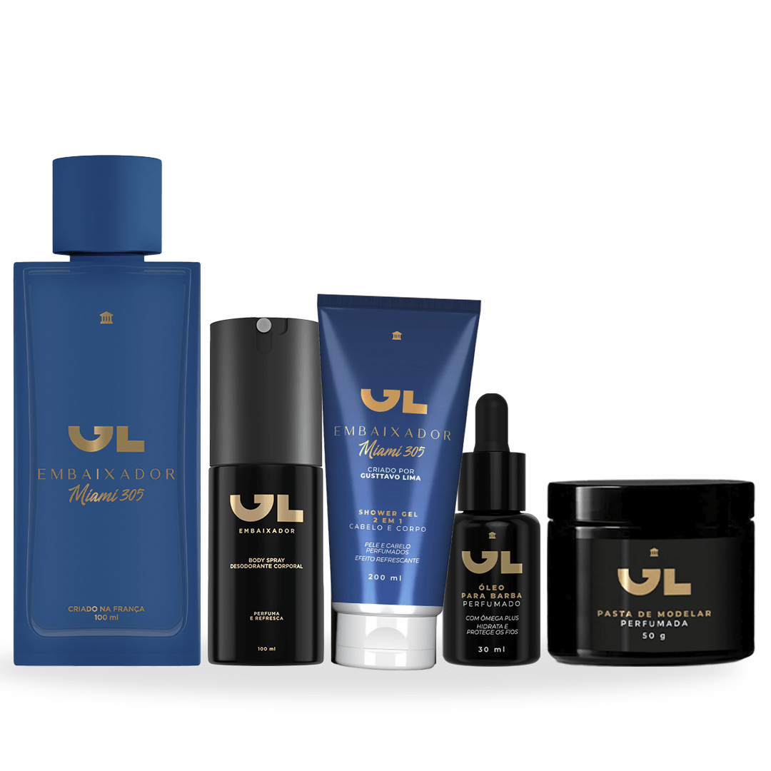 🎁Compre 1, Leve 5 - Kit Embaixador Miami 305 Completo - 