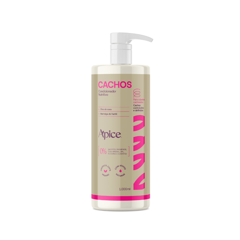 Condicionador Cachos Nutritivo 1000ml - NOVA FRAGRÂNCIA - Produtos para pentear o cabelo 20698