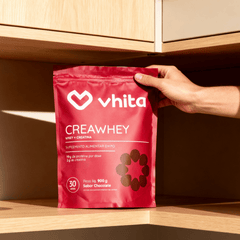 CreaWhey Sachê 30g | 19g de proteína e 3g de creatina por dose (chocolate)
