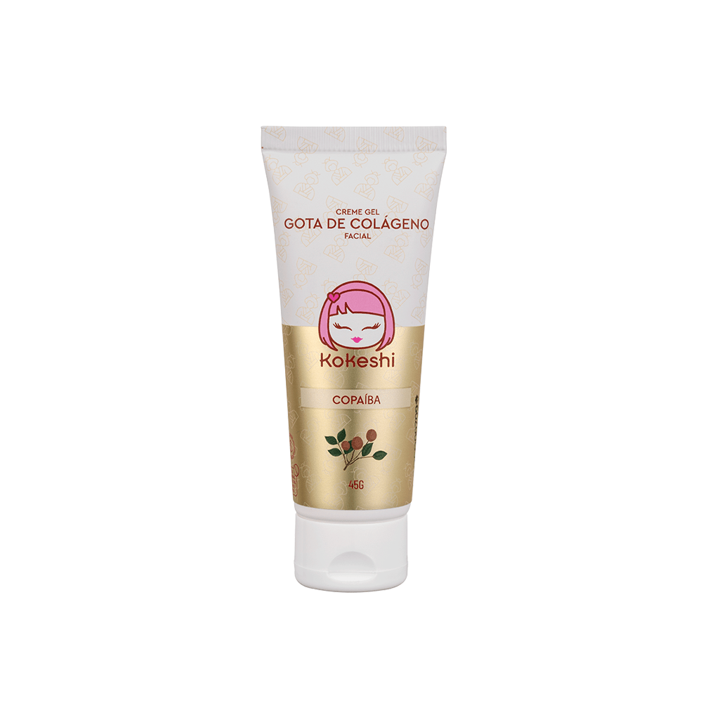 Creme Gel Facial Gota de Colágeno Kokeshi