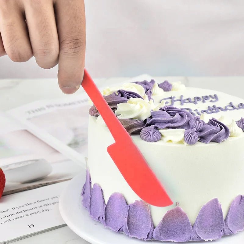 Decorador de Bolos com Espátula de Pão Duro