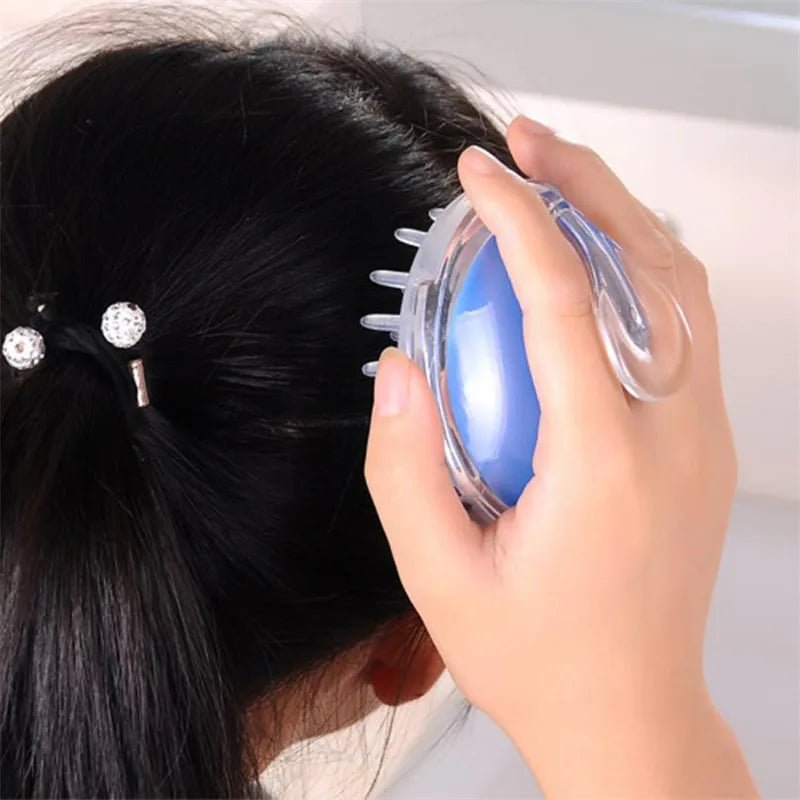 Escova de Silicone Massageadora para Cabelo - Escova VDH03560