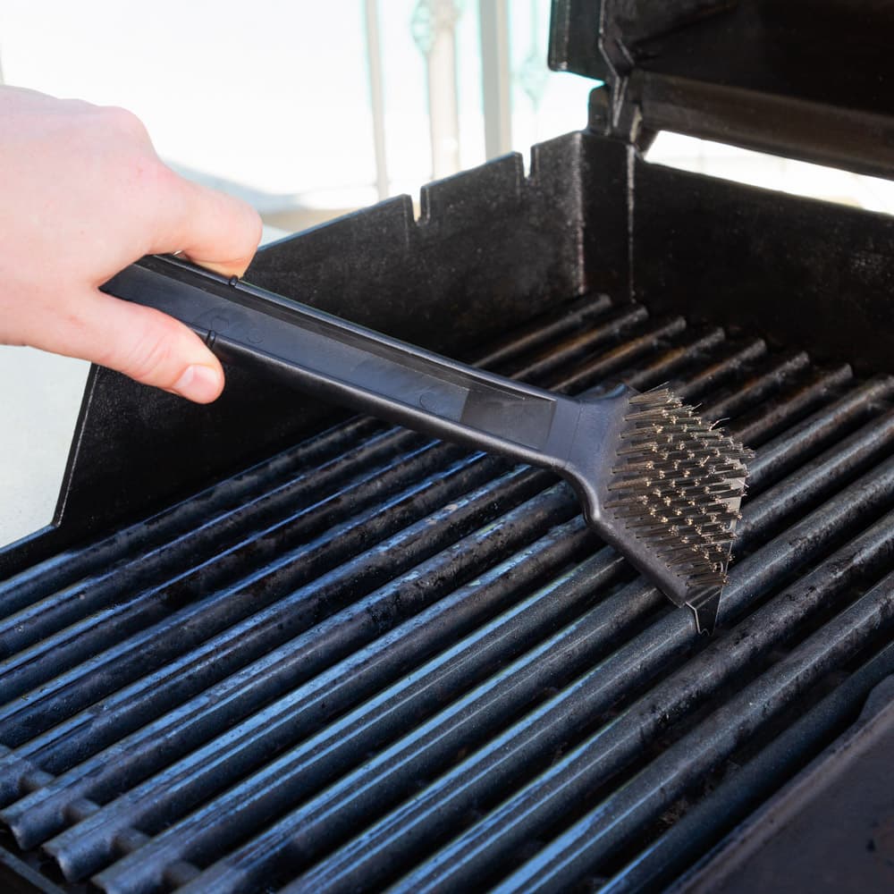 Escova Para Grelha com Cerdas em Aço Inox