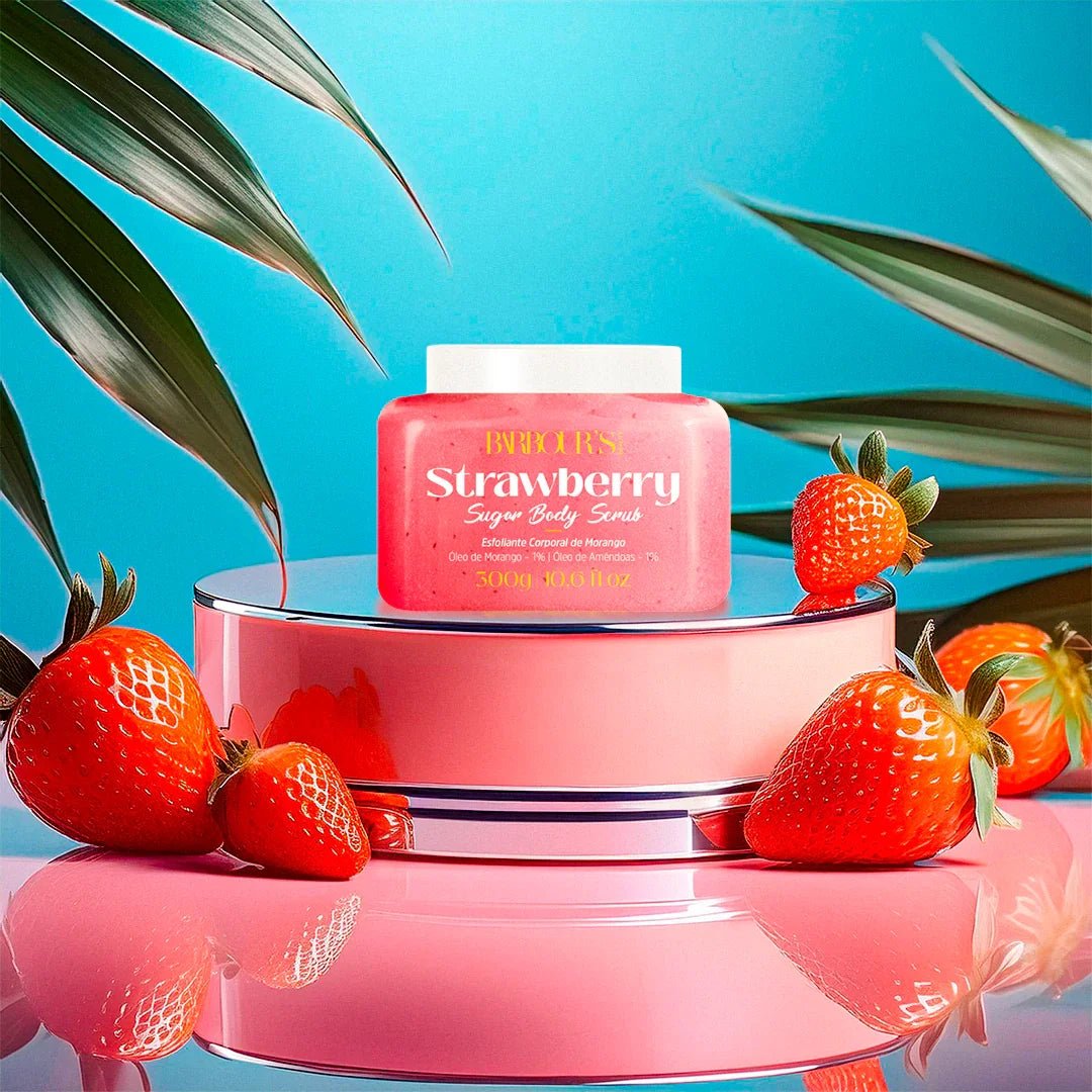 Esfoliante Corporal de Morango - Strawberry Sugar Body Scrub