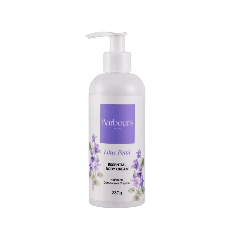 Essential Body Cream Hidratante Desodorante Corporal Lilac Petal 230g - Banho e corpo BB03040