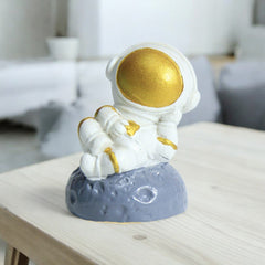 Estátua Decorativa Astronauta - 4 Miniaturas