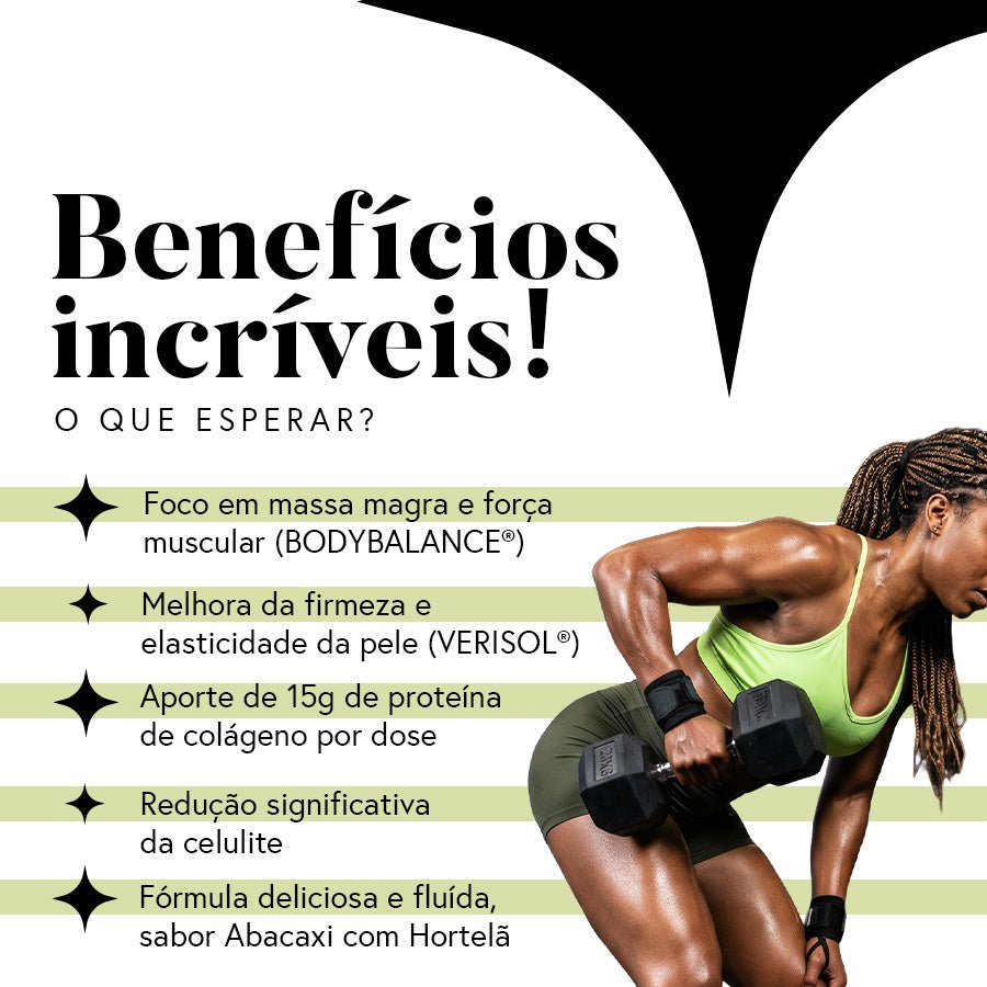 Femme Protein - Colágeno BODYBALANCE® + VERISOL® - Sabor Abacaxi Com Hortelã