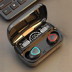 Fone Bluetooth com Case Display