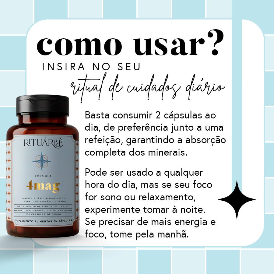 Fórmula 4mag 180 Cáps