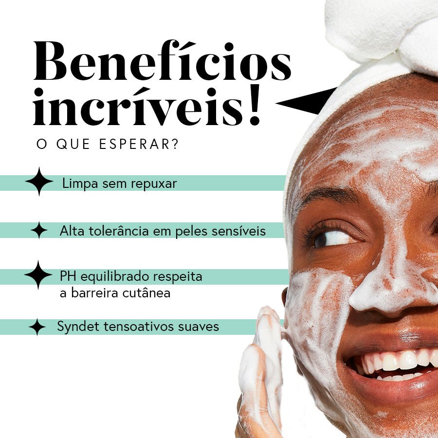 Fórmula da Limpeza Gentil (Mousse de Limpeza Facial)