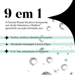 Fórmula Micelar Facial 9 em 1