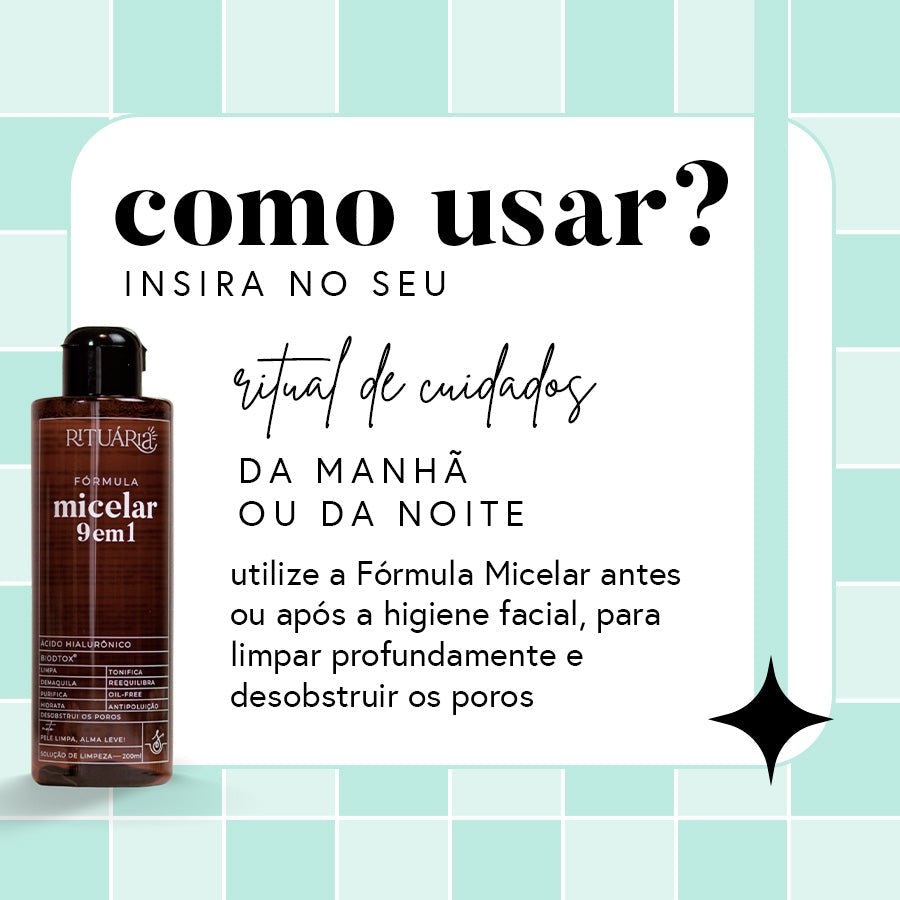Fórmula Micelar Facial 9 em 1