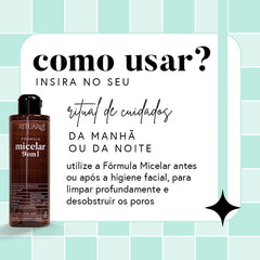 Fórmula Micelar Facial 9 em 1