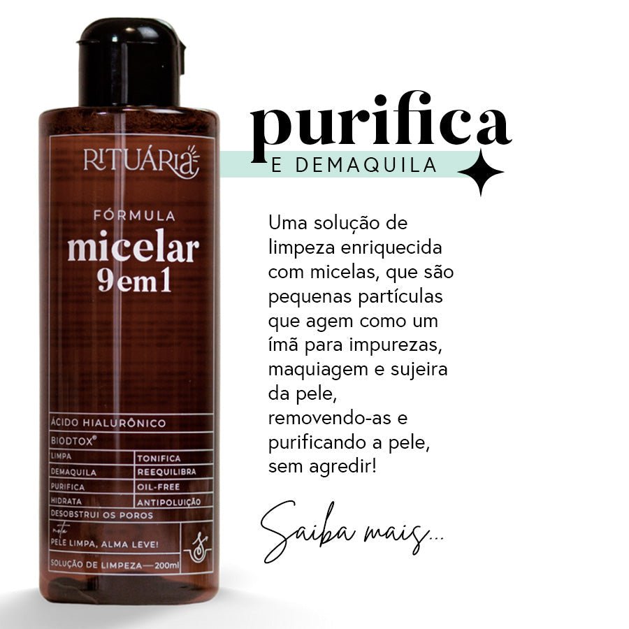 Fórmula Micelar Facial 9 em 1