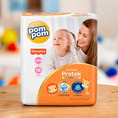 Fralda Pom Pom Derma Protek Jumbo