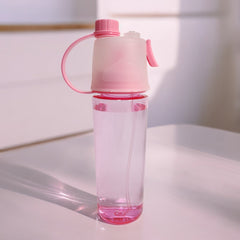 Garrafa Rosa com Borrifador - 600ml