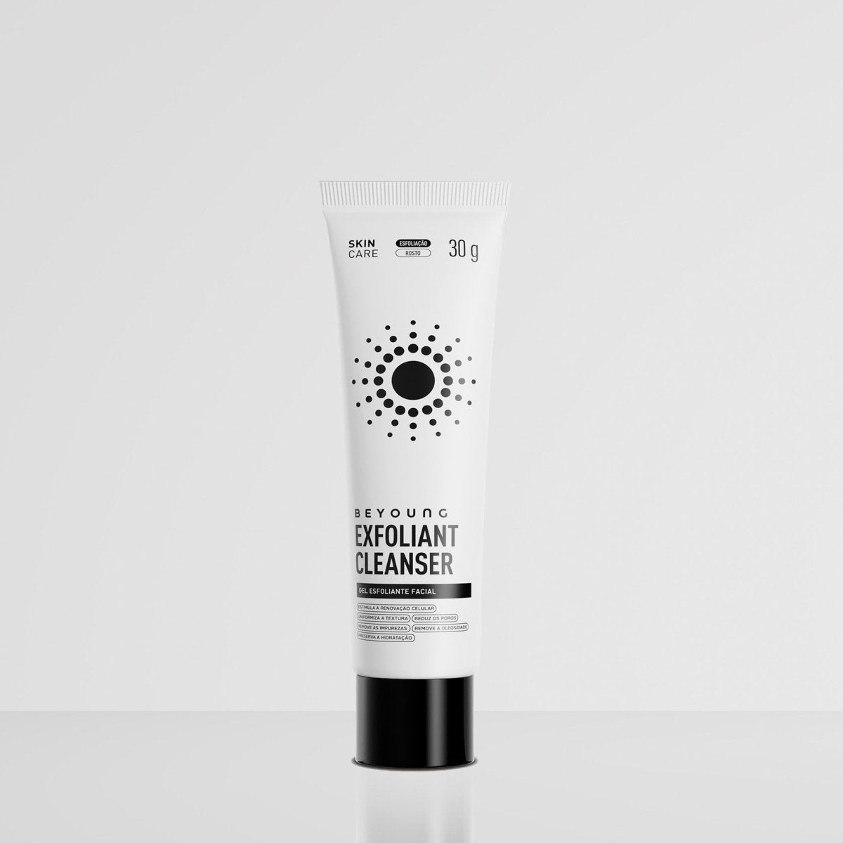 Gel de limpeza esfoliante facial - 