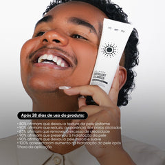 Gel de limpeza esfoliante facial