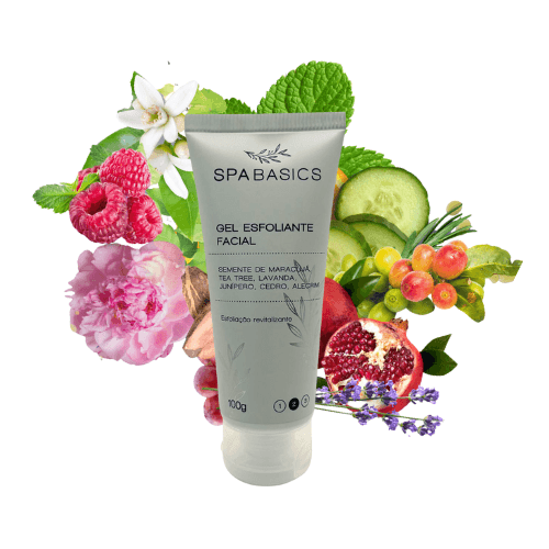 Gel Esfoliante Facial Spa Basics 100g - Banho e corpo BS14113