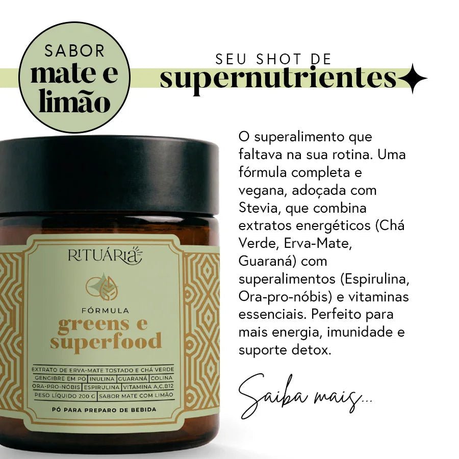 Greens Maçã Verde + Maca Peruana