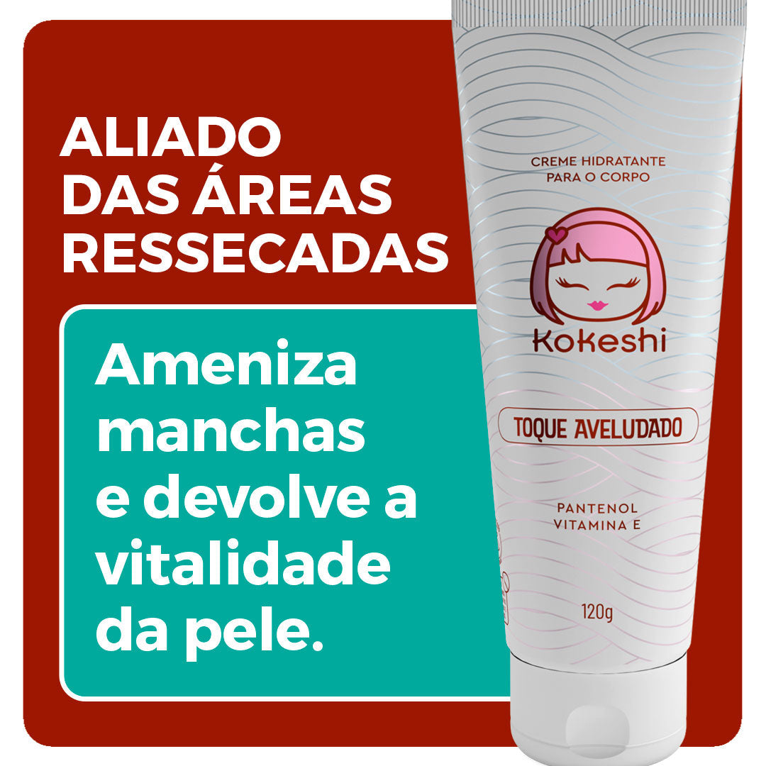 Creme Hidratante para o Corpo Kokeshi - Toque Aveludado