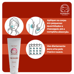 Creme Hidratante para o Corpo Kokeshi - Toque Aveludado