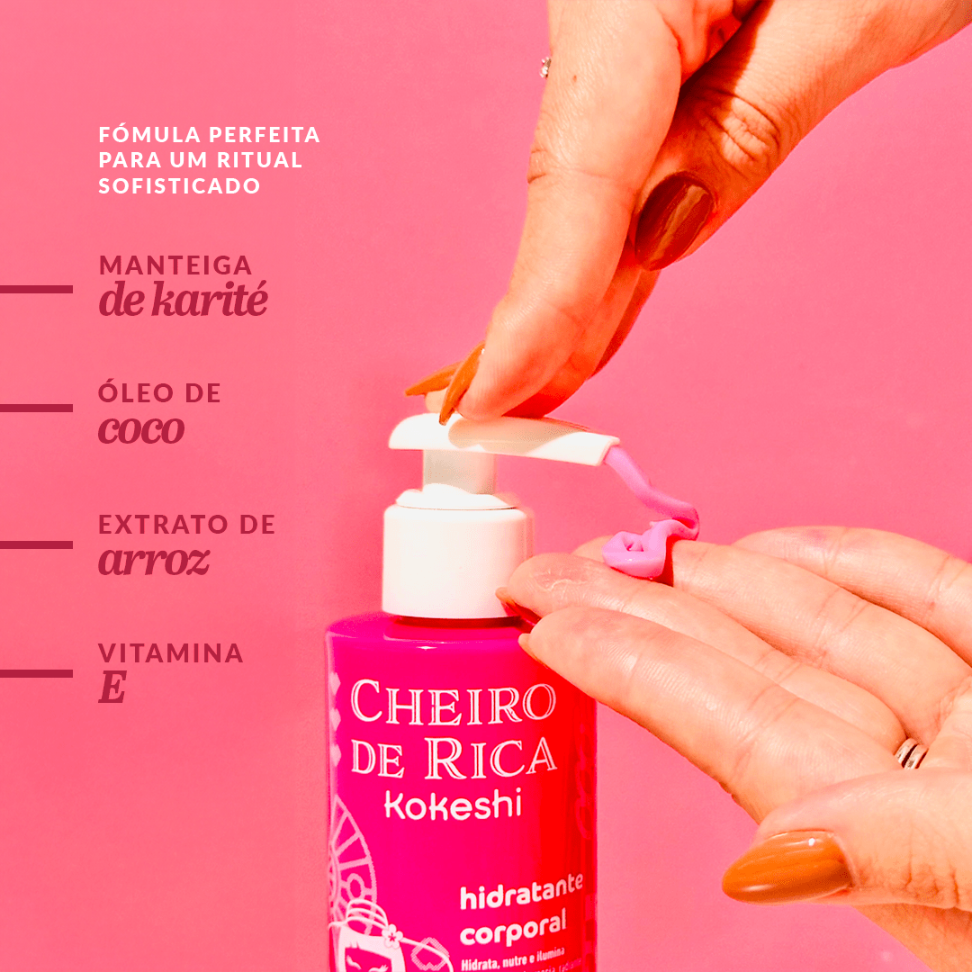 Hidratante Corporal Cheiro de Rica 200ml