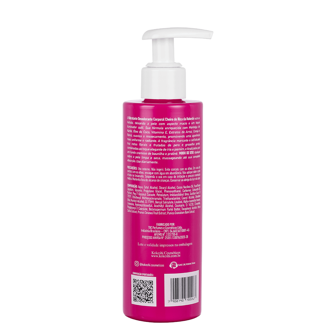 Hidratante Corporal Cheiro de Rica 200ml