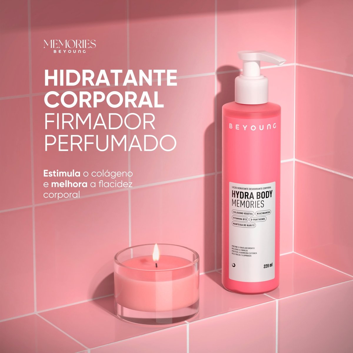 Hidratante corporal com niacinamida +manteiga de karité