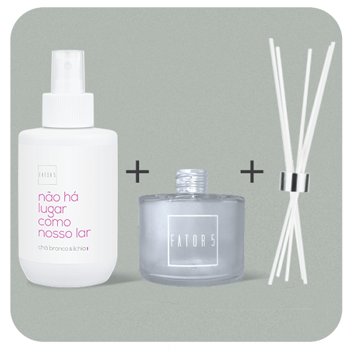 Home Chá Branco E Lichia | Kit