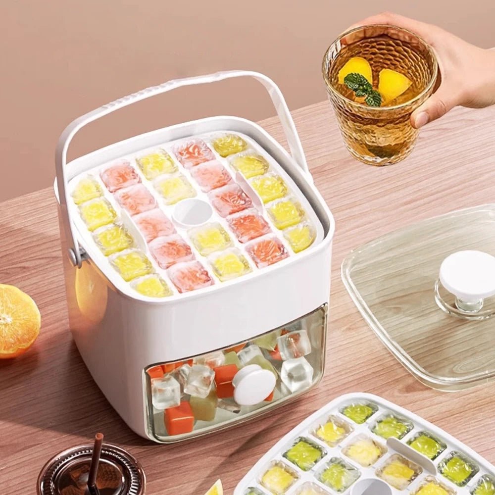 Ice Box - Kit de Formas e Recipiente para Gelo