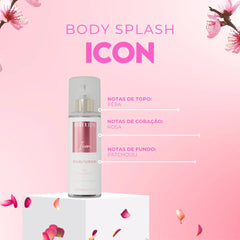 Kit 3 Body Splash Desodorante Colônia 200ml - Icon, Roses e Endless Soul