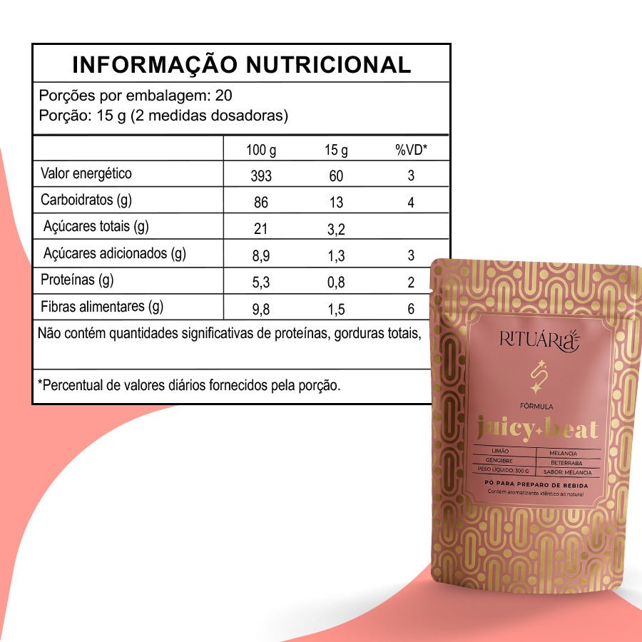 Juicy Beat (Pré-treino Natural Sem Cafeína)