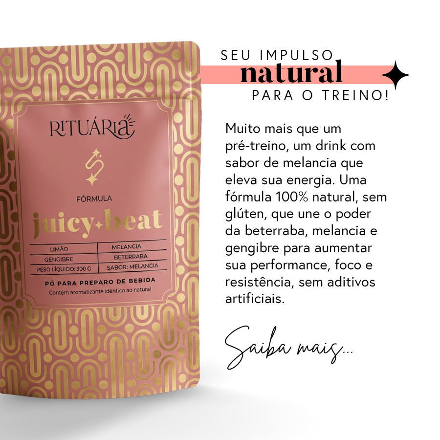 Juicy Beat (Pré-treino Natural Sem Cafeína)