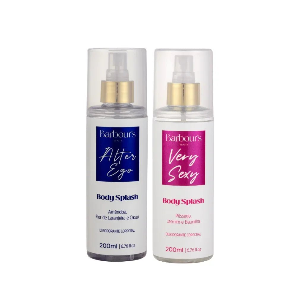 Kit 2 Body Splash Desodorante Colônia 200ml - Alter Ego, Very Sexy - Perfumes e Colónias KBB99019