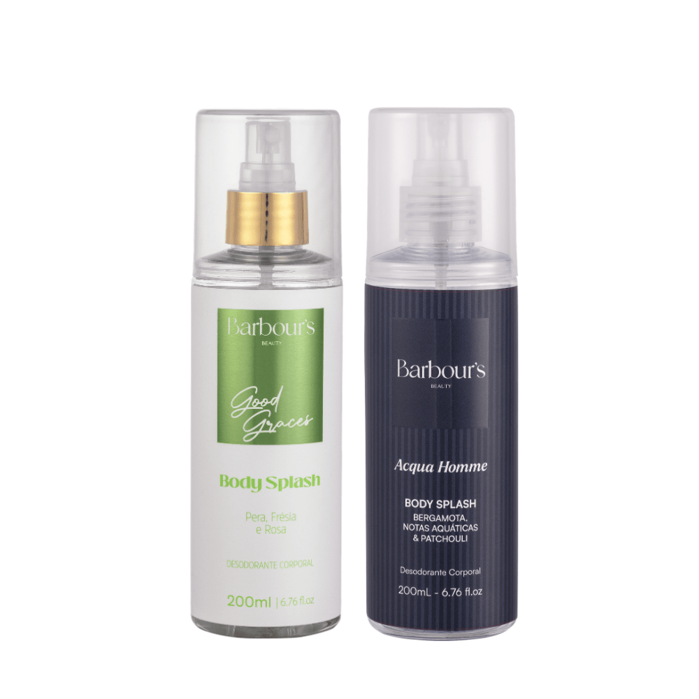 Kit 2 Body Splash Desodorante Colônia 200ml - Good Graces e Acqua Homme - Perfumes e Colónias KBB99149