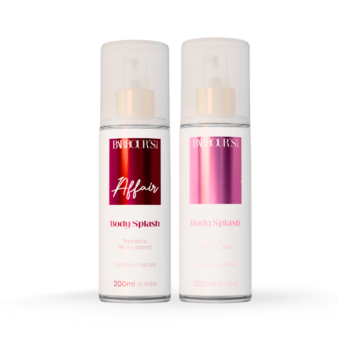 Kit 2 Body Splash Desodorante Colônia 200ml - My Sweet Delight, Affair - 
