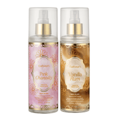 Kit 2 Body Splash Desodorante Colônia 200ml - Pink Chantilly e Vanilla Rum