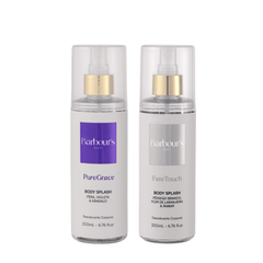 Kit 2 Body Splash Desodorante Colônia 200ml - Pure Grace e Fine Touch