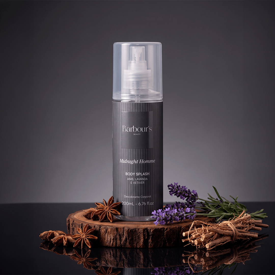 Kit 2 Body Splash Desodorante Colônia 200ml - Signature Homme e Midnight Homme