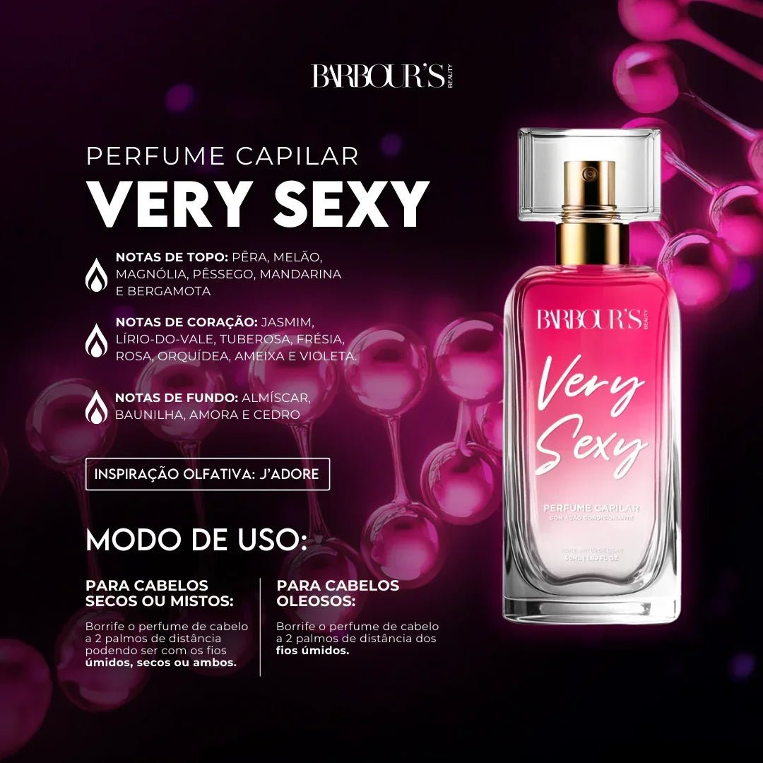 Kit 2 Perfumes de Cabelo - Living Grace e Very Sexy