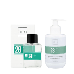 Kit 28 | Perfume e Hidratante - Feminino (Scandal by Night)