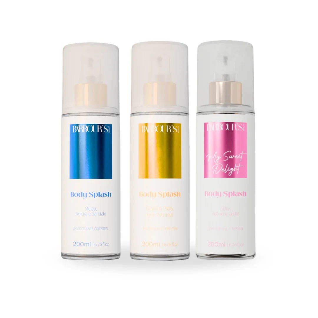 Kit 3 Body Splash Desodorante Colônia 200ml - Celestial Glow, Living Grace, My Sweet Delight - Perfumes e Colónias 20032