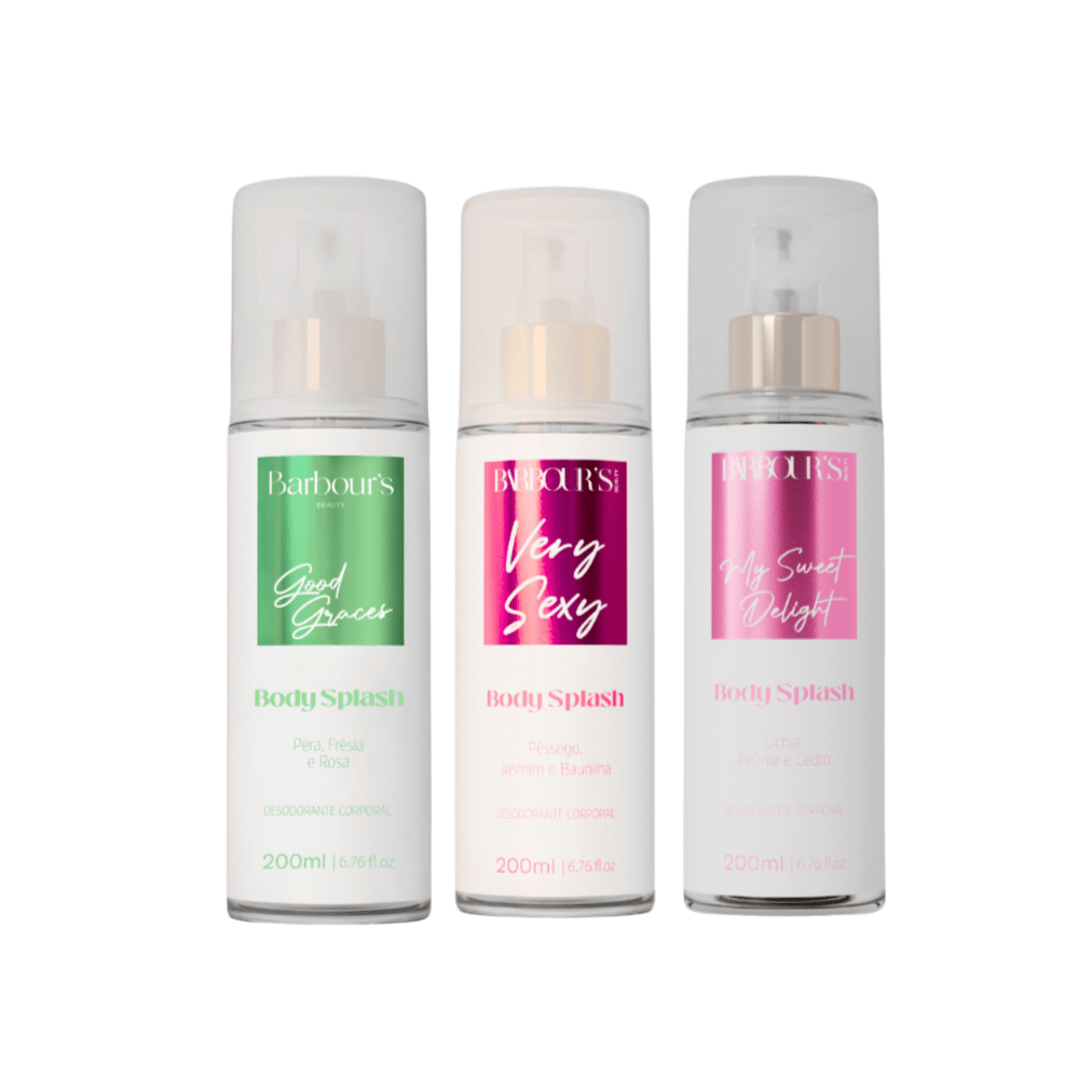 Kit 3 Body Splash Desodorante Colônia 200ml - Good Graces, My Sweet Delight e Very Sexy - 20224