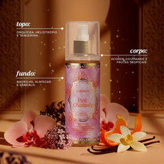Kit 3 Body Splash Desodorante Colônia 200ml - My Sweet Delight, Roses e Pink Chantilly