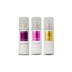 Kit 3 Body Splash Desodorante Colônia 200ml - Popsicle, Tropic Sun e Flowers