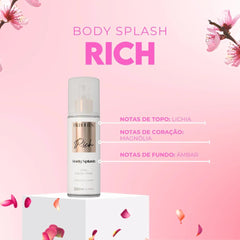 Kit 3 Body Splash Desodorante Colônia 200ml - Rich, My Sweer Delight e Very Sexy