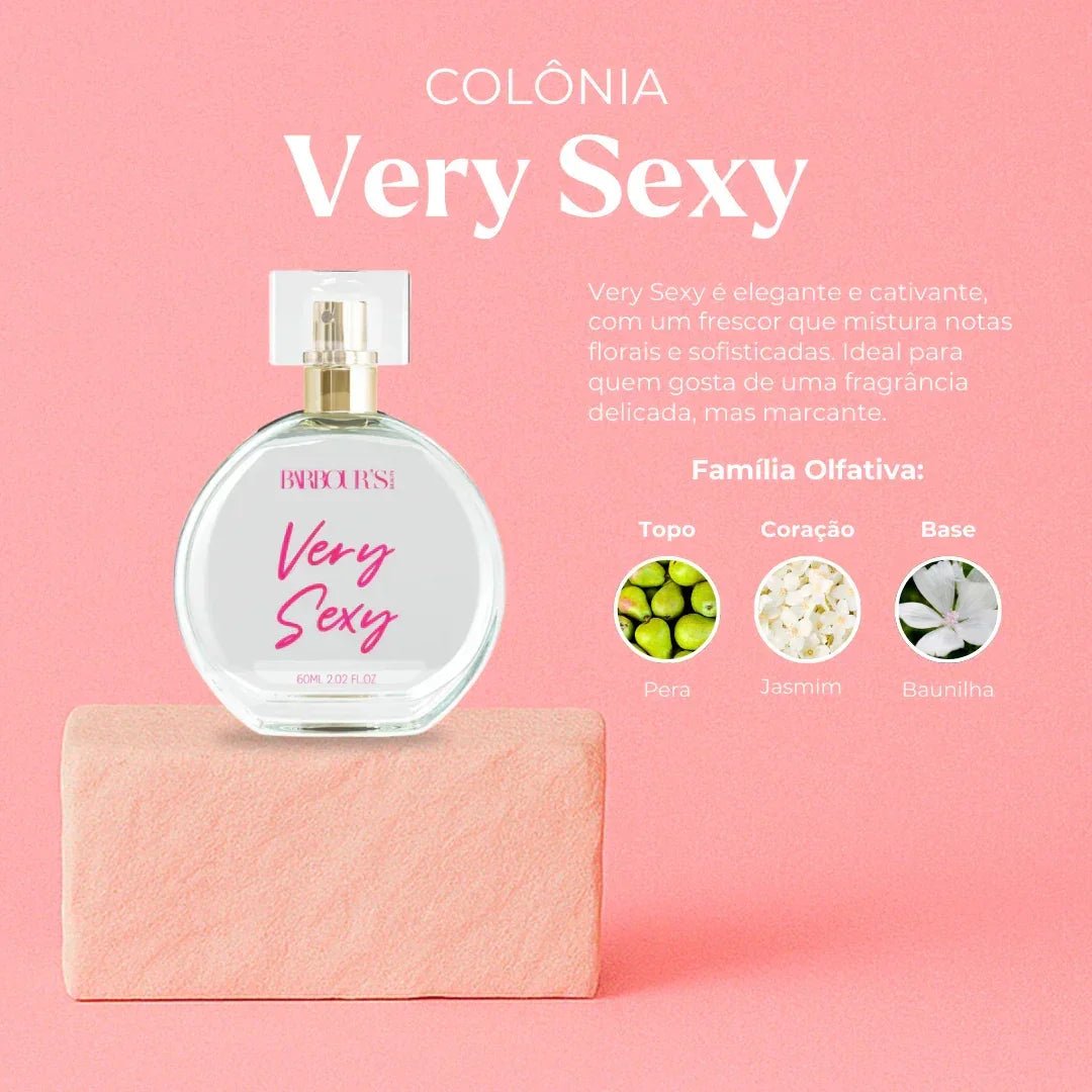Kit 3 Desodorante Colônia 60ml - Very Sexy, Living Grace e My Sweet Delight