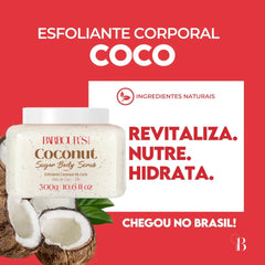 Kit 3 Esfoliantes Corporais - Melancia, Coco e Morango